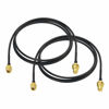 Picture of Bingfu RP-SMA Male to RP-SMA Female Bulkhead Mount RG174 WiFi Antenna Extension Coaxial Cable 1m / 3 feet (2-Pack) for WiFi Router Security Camera Wireless Mini PCI Express PCIE Network Card Adapter