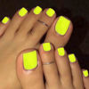 Picture of Outyua Light Green St.Patrick's Day Fake Toenails Matte Square Press on Toe Nails Short Acrylic False Toes Nails with Designs Solid Artificial Beach Full Cover Toenail for Women and Girls 24Pcs (Green)
