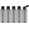 Picture of LISAPACK 3.4Oz Travel Bottles with Flip Cap (5 Pcs) Empty Dispenser Container for Travel Size Cosmetics (100ml, Black)