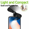 Picture of Cellet Mini Cooling Fan Powered by Apple Phone Charging Port Compatible to iPad Pro Air Mini iPhones 14 Pro Max Plus 13 12 11 XS XR X 8 7 6 5 iPod mini SE