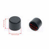 Picture of RCA Female Connector Dust Proof Cap Protector Cover 100 Pcs Black