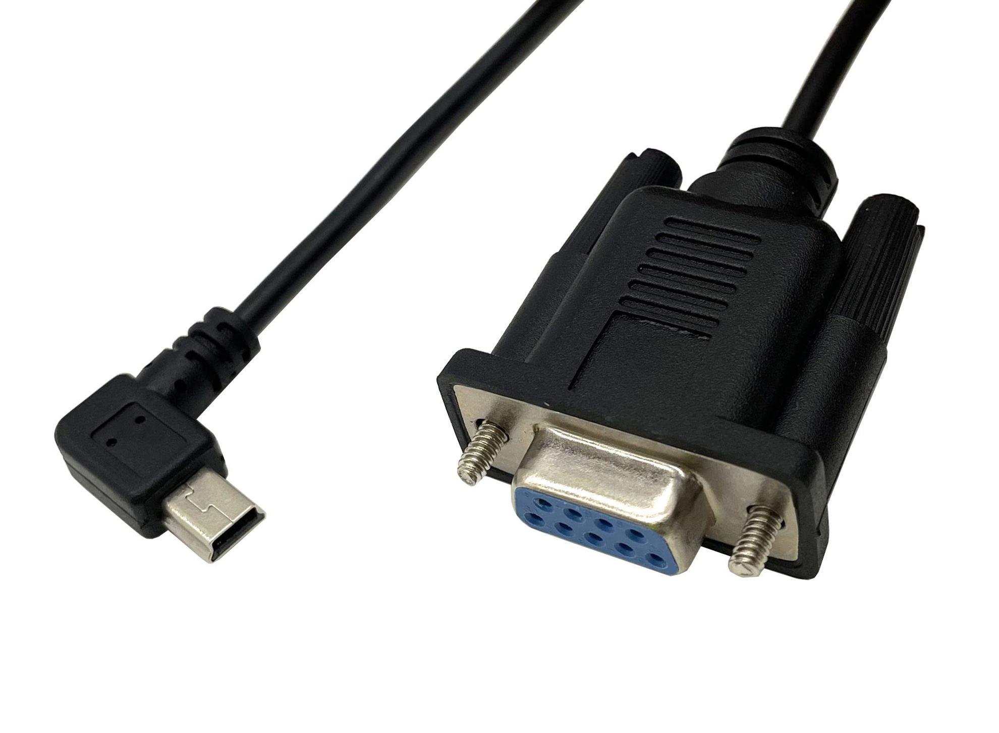 GetUSCart- Dafensoy USB to RS232 Serial Adapter, Right Turn USB Mini 5 ...