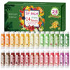 Picture of  Yopela 28 Pack Natural Lip Balm Bulk with Vitamin E and Coconut Oil - Moisturizing, Soothing, and Repairing Dry and Chapped Lips - 14 Flavors - Non-GMO