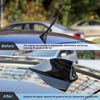 Picture of Shark Fin Antenna Cover for Car, Automotive Top Roof Aerials AM/FM Radio Signal Base, Vehicle Shark Fin Shape Cover with Adhesive Tape, Car Accessories Universal for Most Sedan, SUV, Van (Black)