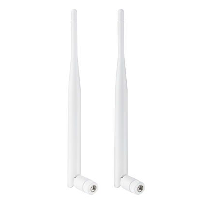 Picture of Dual Band 2.4GHz 5GHz 9dBi WiFi Antenna with PR-SMA Male Connector for Reolink Security Camera DVR Recorder WiFi Router Surveillance Monitor (Pack of 2, Eifagur