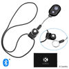 Picture of CamKix Camera Shutter Remote Control with Bluetooth Wireless Technology - Black - Lanyard with Detachable Ring Mount - Capture Pictures/Video Wirelessly at 30 ft Compatible with iPhone/Android