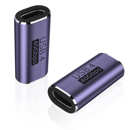 GetUSCart- AreMe 2 Pack USB C Female to Female Adapter, USB Type C