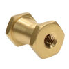 Picture of Foto&Tech Brass Spigot Short Double Female Stud for Super Clamps with 1/4"-20 & 3/8" Threads