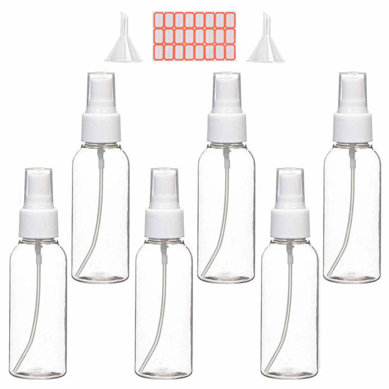Zoizocp Spray Bottles, 2oz/50ml Clear Empty Fine Mist Plastic Mini Travel  Bottle Set, Small Refillab…See more Zoizocp Spray Bottles, 2oz/50ml Clear
