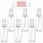 Picture of Zoizocp Spray Bottles, 2oz/50ml Clear Empty Fine Mist Plastic Mini Travel Bottle Set, Small Refillable Liquid Containers with 2pcs Funnels and 24pcs Labels (6 Pack)