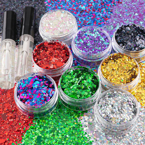 0.2mm Professional Cosmetic Glitter For Lip Gloss Holographic