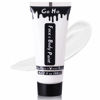 Picture of Go Ho White Body Paint Washable,2.1 Oz(60ml) Water Based Cream White Face Paint,Vampire Joker Zombie Skeleton Clown Makeup for Adults Children SFX Cosplay Costumes Festivals Halloween Makeup