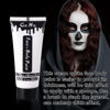 Picture of Go Ho White Body Paint Washable,2.1 Oz(60ml) Water Based Cream White Face Paint,Vampire Joker Zombie Skeleton Clown Makeup for Adults Children SFX Cosplay Costumes Festivals Halloween Makeup