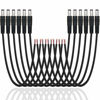 Picture of 12 Pack DC Power Cable 12v DC Power Plug Cord Male Connectors 2.1mm x 5.5mm DC Pigtail Adapter Barrel Jack Socket Wire for CCTV Security Camera,DVR,Car Rearview Monitor System Video,LED Strip Light