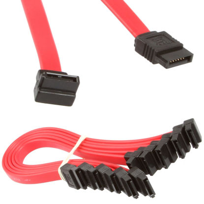 Picture of LINESO 9 Inch SATA III 6.0 Gbps Cable 5pcs 9-Inch/23CM SATA III 6.0 Gbps SATA Cable