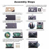 Picture of GeeekPi Acrylic Case for Raspberry Pi 4 Model B & Raspberry pi 3 Model B+, Raspberry Pi Case with Cooling Fan and 7PCS Heatsinks for Raspberry Pi 4 Model B/Pi 3B+/ Pi 3B/ 2B (Clear)