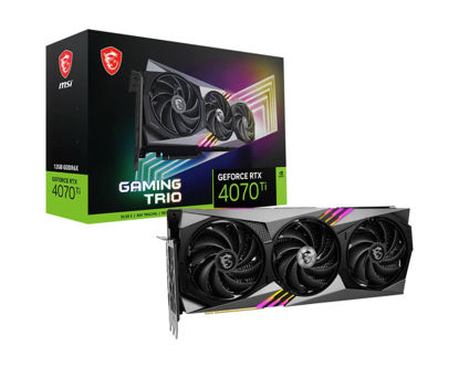 Picture of MSI Gaming GeForce RTX 4070 Ti 12GB GDRR6X 192-Bit HDMI/DP Nvlink Tri-Frozr 3 Ada Lovelace Architecture Graphics Card (RTX 4070 Ti Gaming Trio 12G)