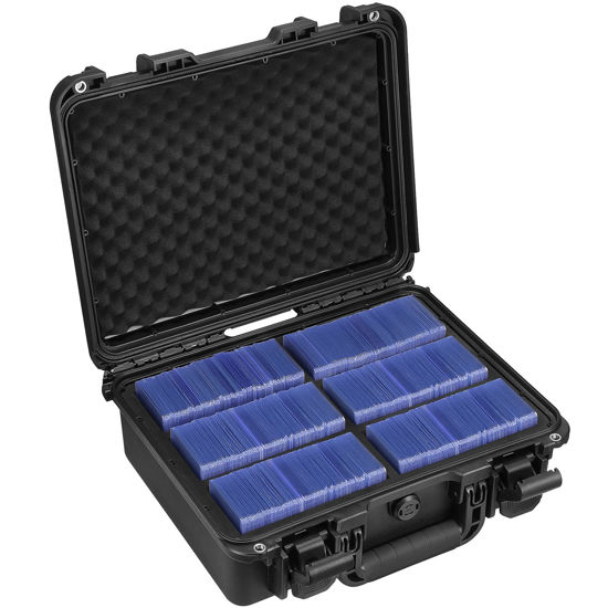 GetUSCart WPGEAR Waterproof Toploader Storage Box for 3" x 4" Rigid