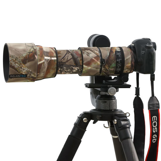Picture of ROLANPRO Waterproof Lens Cover for Sigma 150-600mm F5-6.3 DG OS HSM Contemporary Lens Protection Sleeve Guns Coat-#20 Jungle Waterproof