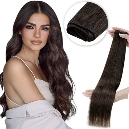 LaaVoo Micro Beads Hair Extensions Human Hair Ombre Natural Black to Grey  Silver Micro Loop Hair Extensions Balayage Human Hair Cold Fusion Pre  Bonded
