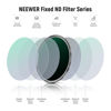Picture of NEEWER 62mm Fixed ND Filter Kit ND1000 ND64 ND8 ND4 Neutral Density Filter Set Double Sided 30 Layer Nano Coatings/HD Optical Glass/ultra Slim/Water Repellent/Scratch Resistant/Waterproof Filter Pouch