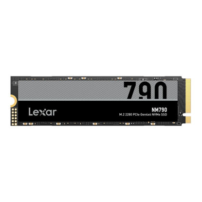 Picture of Lexar NM790 SSD 2TB PCIe Gen4 NVMe M.2 2280 Internal Solid State Drive, Up to 7400MB/s, Compatible with PS5, for Gamers and Creators (LNM790X002T-RNNNU)