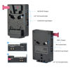 Picture of Nitze V Mount Battery Plate with 8V/3A DC, 14.8V/3A D-tap and PD 3.0 USB-C Output Ports Mini V Mount Plate - N21-D6