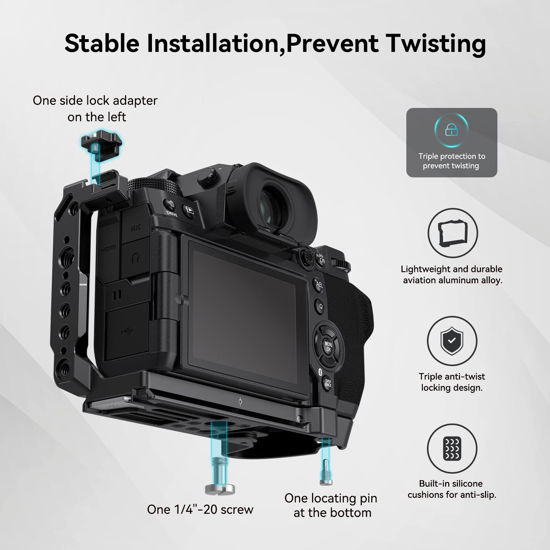 GetUSCart- SmallRig X-H2 / X-H2S Camera Full Cage for FUJIFILM X-H2 / X ...