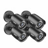 Picture of ANNKE 4 Pack 1080P HD TVI Home Security Camera Outdoor Indoor, 1920TVL, IP66 Waterproof, Night/Day Vision, Surveillance CCTV Bullet Camera