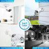Picture of ANNKE 4 Packed 2.0MP 1080P 1920TVL Wired Security Camera Kits, HD TVI Add-on Outdoor CCTV Cameras, IR Night Vision, Weatherproof Housing, Home Surveillance Security Bullet Cam