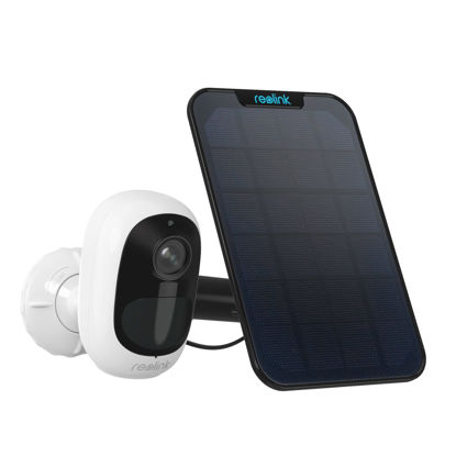 Picture of REOLINK Argus 2E Solar Wireless Security Camera - 2K Cameras for Home Security Indoor Outside, No Hub Needed, No Extra Subscription Fee, Smart Detection, Rechargeable Battery Powered