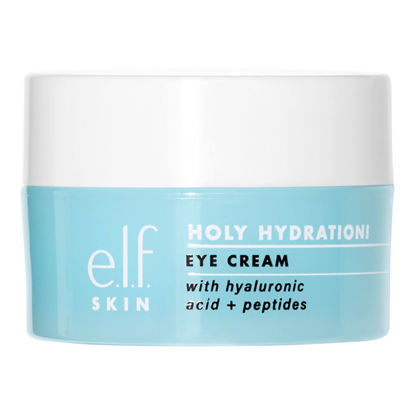 Picture of e.l.f. Holy Hydration! Eye Cream | Infused with Hyaluronic Acid & Peptides | Minimizes Dark Circles | 0.53 Oz (15g)