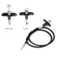 Picture of Pastlla 28"(70cm) Threaded Release Cable Vibration-Free Black Shutter Release Cable Shutter Release Cable with Bulb-Lock Mechanical Shutter Release Cable