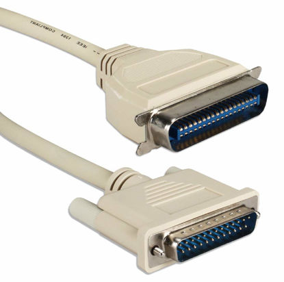 Picture of QVS CC404D-10 10-foot Premium IEEE1284 Bi-directional Printer Cable