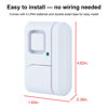 Picture of GE Personal Security Window and Door Alarm, 1 Pack, DIY Protection, Burglar Alert, Wireless, Magnetic Sensor, Off/Chime/Alarm, Easy Installation, Ideal for Home, Garage, Apartment and More, 56789