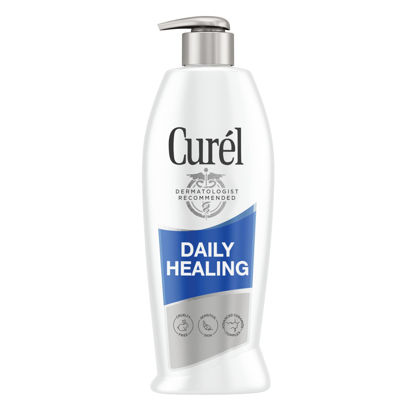 Picture of Curél Daily Healing Hand and Body Lotion, Moisturizer Nourishes Dry Skin with Advanced Ceramide Complex, Repairs Moisture Barrier, 13 Fl Ounces