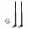 Picture of Bingfu Wireless Microphone Receiver Antenna UHF 400MHz-960MHz BNC Male Antenna (2-Pack) for Wireless Microphone System Receiver Remote Digital Audio Mic Receiver Tuner UHF Ham Radio