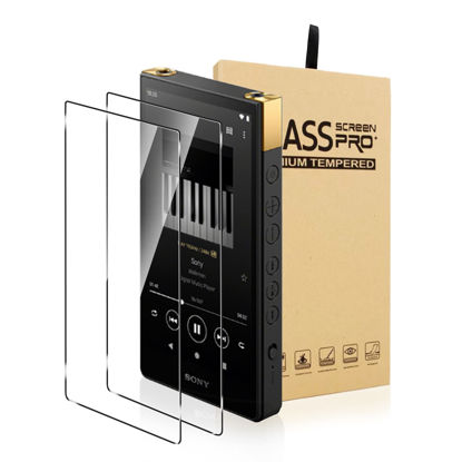 Picture of AudioPartner 9H Scratch-Proof Premium Front LCD Screen Protector Guard Tempered Glass Protective Film for Sony Walkman NW-ZX700 NW-ZX706 NW-ZX707 (2pcs)