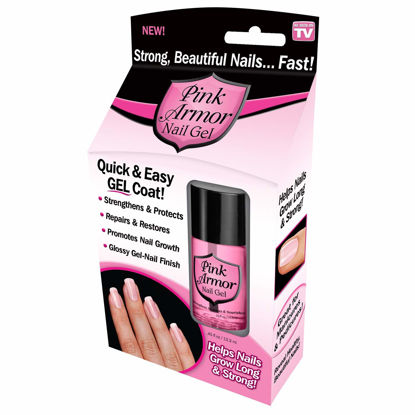 Picture of Ontel Armor Nail Gel, Pink, 0.45 Fl Oz, As Seen on TV