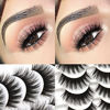 Picture of Losha False Eyelashes Full and Lightweight Faux Mink Lashes 14 Pairs Pack Thick Dramatic Volume Reusable Eyelash Extensions for Everyday Looks