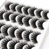 Picture of Losha False Eyelashes Full and Lightweight Faux Mink Lashes 14 Pairs Pack Thick Dramatic Volume Reusable Eyelash Extensions for Everyday Looks
