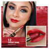 Picture of Oulac Metallic Shine Red Lipstick for Christmas, High Impact Lipcolor with Moisturizing Creamy Formula, Vegan & Cruelty-Free, Full-Coverage Lip Color 4.3 g/0.15 oz (Cherry Bomb(12))