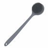 Picture of DNC Silicone Back Scrubber for Shower Bath Body Brush with Long Handle, BPA-Free, Hypoallergenic, Eco-Friendly (Gray)