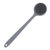 Picture of DNC Silicone Back Scrubber for Shower Bath Body Brush with Long Handle, BPA-Free, Hypoallergenic, Eco-Friendly (Gray)