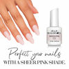 Picture of IBD Building Gel, Hard Gel Nail Extension, Sheer Pink, 0.5 oz