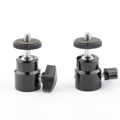 Picture of CAMVATE 360 Degree Swivel 1/4"-20 Mini Ball Head for DSLR Cameras Tripods Monopods Light Stand (2 Pieses) - 1817