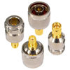 Picture of onelinkmore SMA to N Adapter Kit 4 Type Connectors N Type Male/Female to SMA Female/Male Wi-Fi Adapter , Coaxial Convertor Kit for WiFi Antenna Extender Transceiver