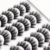 Picture of Losha Lashes Multi-layered 3D False Eyelashes Natural Look Faux Mink Lashes Pack 14 Pairs Wispy Fluffy Volume Full Strip Eye Lashes