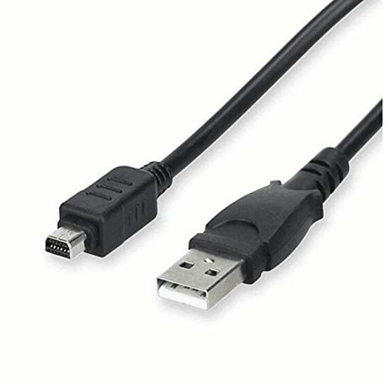Picture of AlyKets Replacement CB-USB5/USB6/USB8 USB Battery Charger Camera Data Cable Lead Cord for Olympus TG Series TG 830 TG860 TG-2, C Series C-170 C-180 C-480 C-500,Pen-E Series,Traveller Series