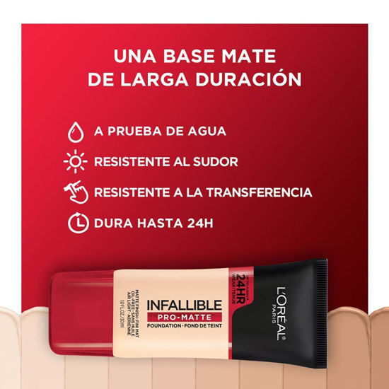 L'OREAL Infallible Pro-Matte Foundation - Natural Buff main image 0